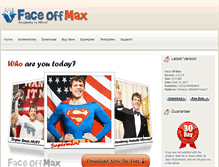Tablet Screenshot of faceoffmax.com